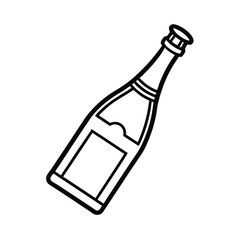 bottle of champagne