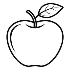 apple with leaf