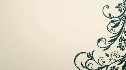Elegant floral border design (15)
