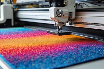 AI powered digital fabric cutter for innovative textile design