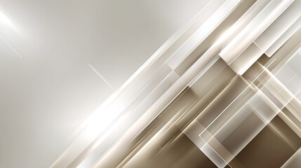 Obraz premium Innovative digital lines and geometric layers on a white abstract background minimal layout with soft glow and tech grid