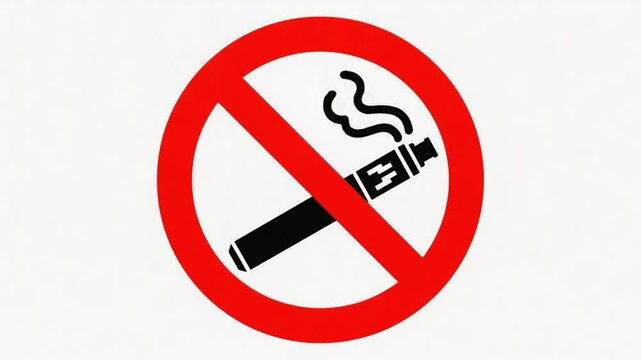 No vaping sign.
