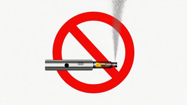 No vaping sign.