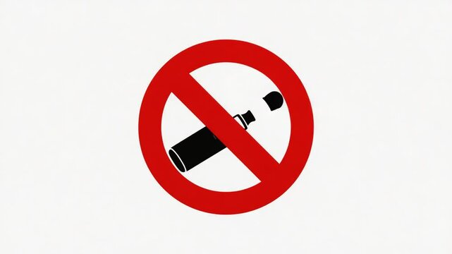 No vaping sign.