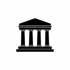 creative details Greek Temple Icon Vector Illustration	
