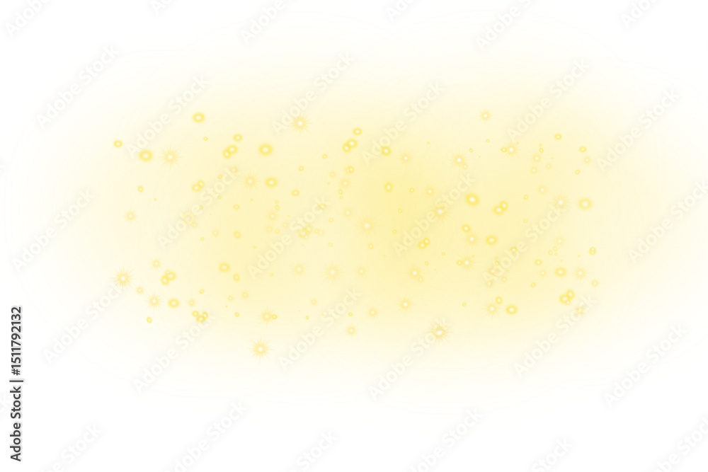 Canvas Prints glowing light effect glitter dust particles isolated on transparent background. sparkles and light d