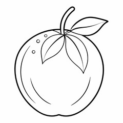 apple with leaf