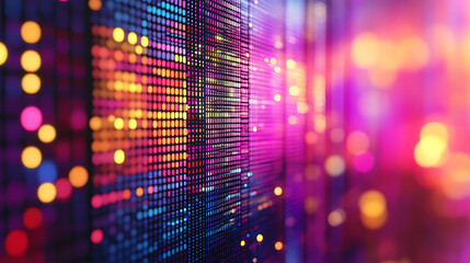 Futuristic Bright Panel Reflections with Gradient Lighting, Textarea 