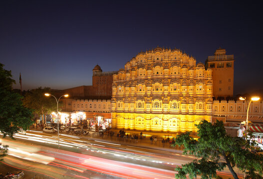 Hawa Mahal, also knows as the Palace of Winds, Jaipur, India