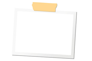 vector photo card with scotch