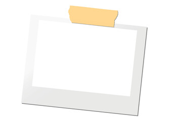 vector photo card with scotch