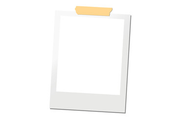 vector photo card with scotch