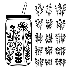 hand drawn vector illustration of a watering can