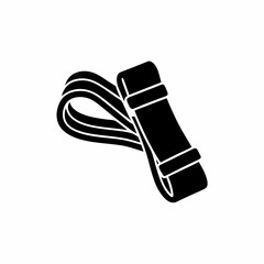 creative and simple minimal details Outline  resistance bands icon vector illustration
