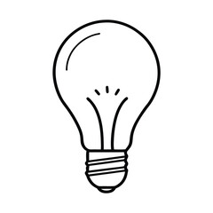 light bulb vector illustration