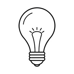 light bulb vector illustration