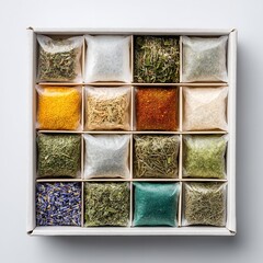 Spice and herb collection gift set assortment for cooking gourmet food seasoning and flavor variety pack