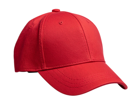 Modern Red Snapback Hat, Sporty Streetwear Style, Transparent PNG