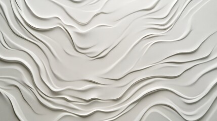 Obraz premium Abstract white wavy texture (1)