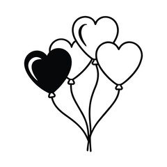 heart shape balloons