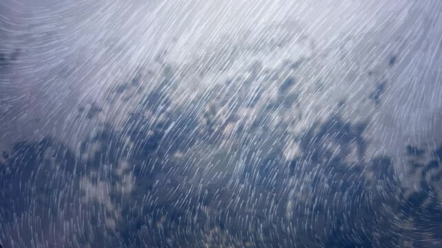 Wind And Cloud Movement Background, Loop Video