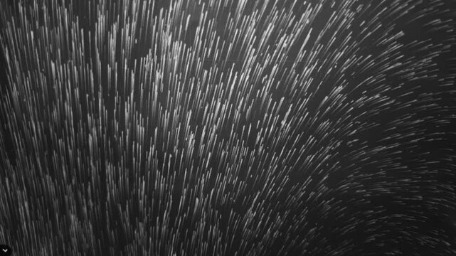 Wind Movement Animation Black Background, Loop Video