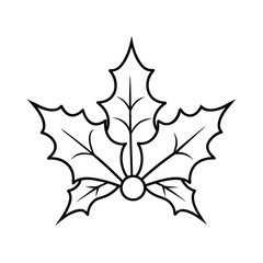 vector illustration of a leaf