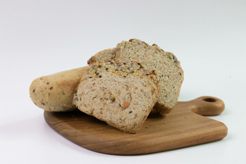 Top View for assortment of bread