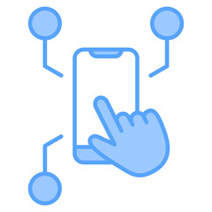 Obraz premium Digital Protection icon 