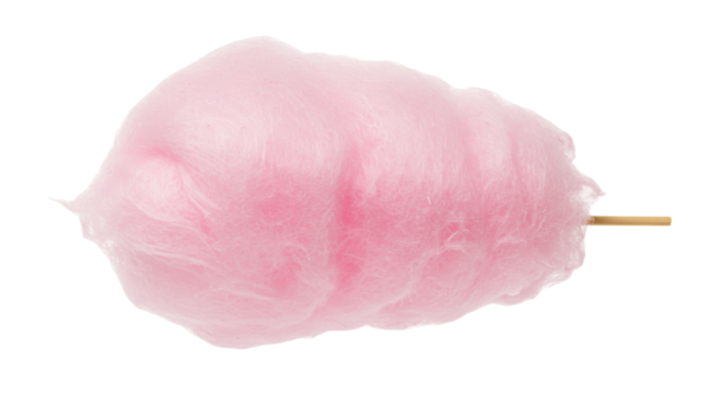 Pink Cotton Candy Isolated on a transparent png Background ,cotton candy, candy floss, pink, sweet, sugar, candy, confection, treat, fluffy, spun sugar	