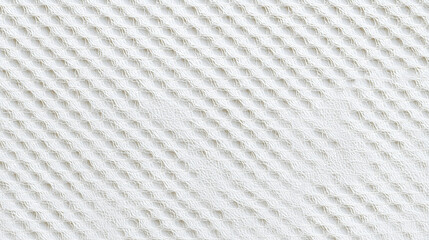Fototapeta premium White textured fabric with a mesh pattern. Suitable for backgrounds, fashion design, interior decor, product photography, and digital art projects.