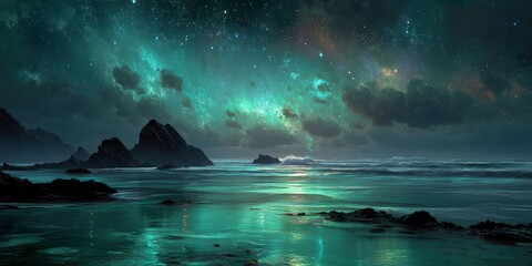 Stargazing on a Sci Fi Seashore