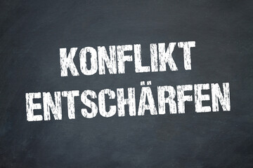 Konflikt entschärfen