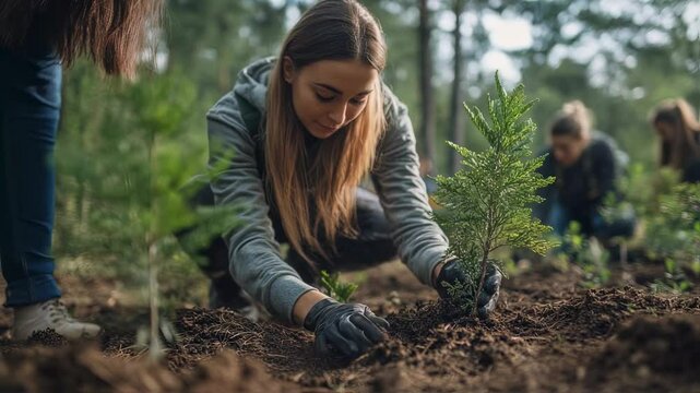 Planting trees for a greener future: community reforestation initiative
