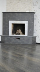 fireplace in the house ...