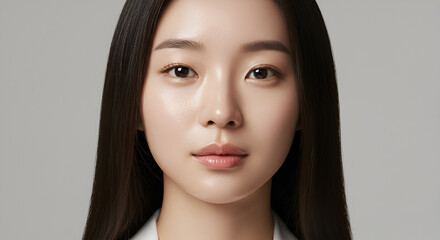 Naklejka premium Woman with flawless skin (4)