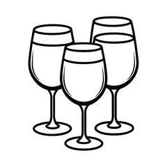 two glasses of champagne