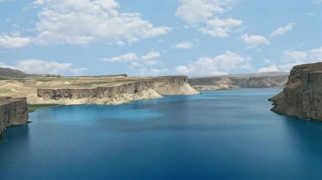 Band-e Amir National Park Lake in Afghanistan