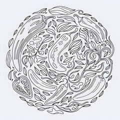 vector illustration of an abstract background