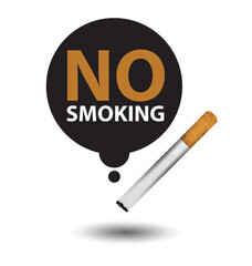 No smoking sign. vector illustration.