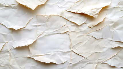 Recycled Paper Texture Background, Off White and Beige Handmade Paper, Textarea