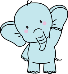 Baby cute Elephant