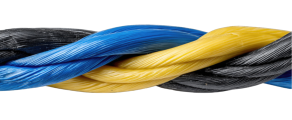 Twisted Colored Rope