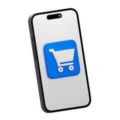 3d phone shopping cart