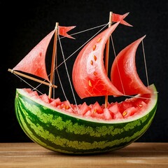 Ripe watermelon