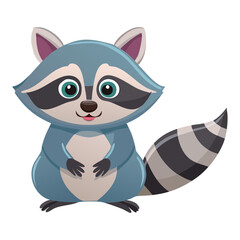 Cute Raccoon Standing