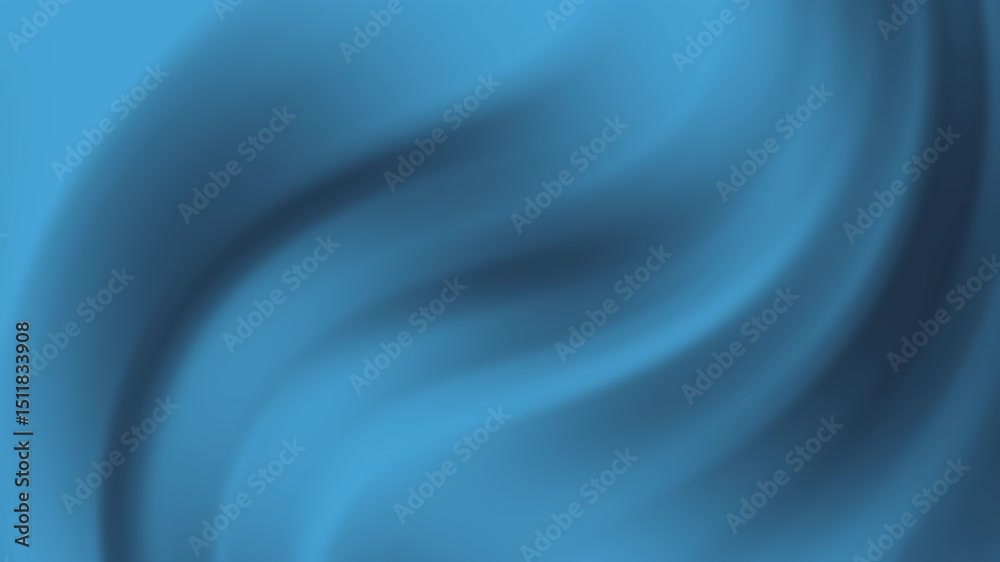 Poster a smooth abstract background with flowing blue gradients and soft waves, creating a calming and mode