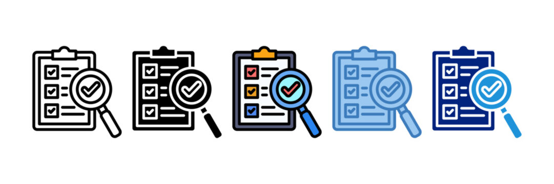 Inspection Icon Element For Design