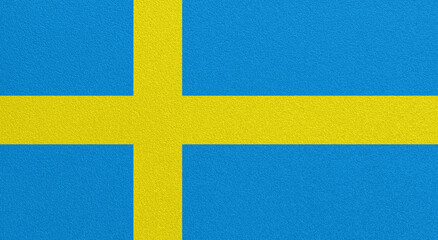 Flag of Sweden on abstract background