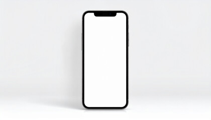 Realistic Smartphone Mockup Vector – Mobile Phone Isolated on White Background for App Design